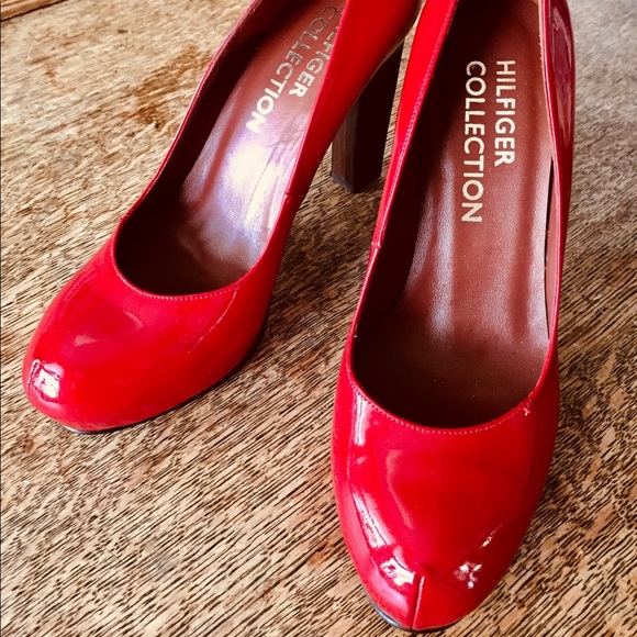 Hilfiger Collection Patent Leather Pumps - Picture 3 of 7